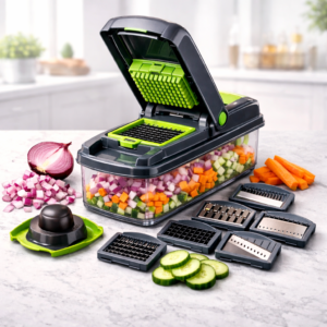 Smart Vegetable Chopper 14-in-1 With Multifunctional Blades — Chop  Vegetables in Just 2 Minutes | Save 40 Min  Daily | All in Just 2 Minutes!