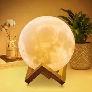 The Original 3D Glow Moon Lamp - 7 Colors & Touch Control (Large Size) | Enchanting Night Light for Home Decor & Gifting