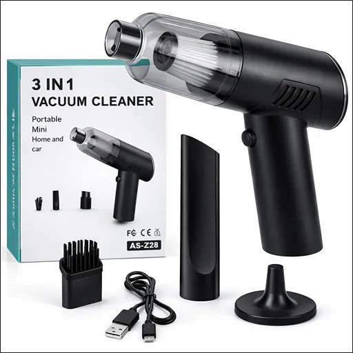 TurboClean™ Pro Portable Wireless High-Power-Portable Car Vacuum Cleaner
