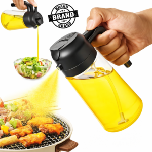 Master Your Cooking: 2-in-1 Leakproof Oil Sprayer & Dispenser Bottle