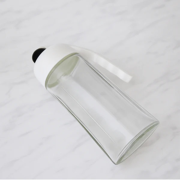 Glass Oil Bottle Dispenser 630ml – Automatic Lid & Drip-Free Pour - Image 3